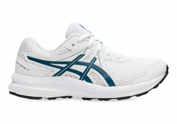 Fitness Mania - Asics Contend 7 (Gs) Kids White Deep Sea Teal