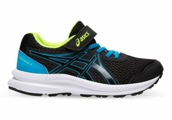 Fitness Mania - Asics Contend 7 (Ps) Kids Black Digital Aqua