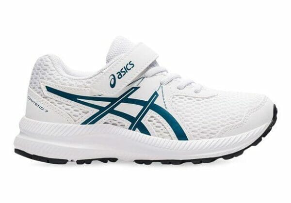 Fitness Mania - Asics Contend 7 (Ps) Kids White Deep Sea Teal