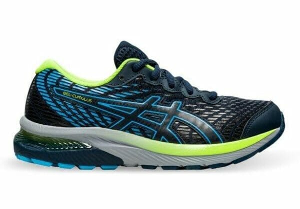 Fitness Mania - Asics Gel-Cumulus 22 (Gs) Kids French Blue Hazard Green