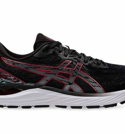 Fitness Mania - Asics Gel-Cumulus 23 Mens Black Electric Red