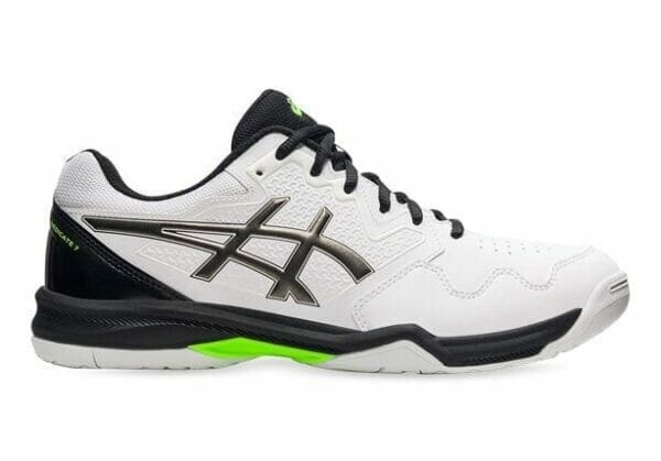 Fitness Mania - Asics Gel-Dedicate 7 Hardcourt Mens White Gunmetal