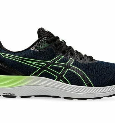 Fitness Mania - Asics Gel-Excite 8 Mens French Blue Bright Lime
