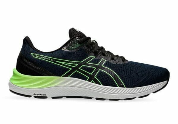 Fitness Mania - Asics Gel-Excite 8 Mens French Blue Bright Lime