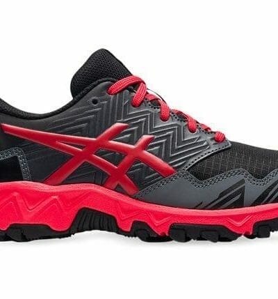 Fitness Mania - Asics Gel-Fuji Trabuco 8 (Gs) Kids Black Electric Red
