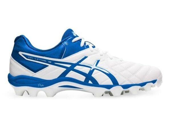 Fitness Mania - Asics Gel-Lethal 18 Mens White Directoire Blue