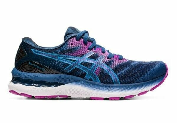 Fitness Mania - Asics Gel-Nimbus 23 (D) Womens Grand Shark Digital Aqua