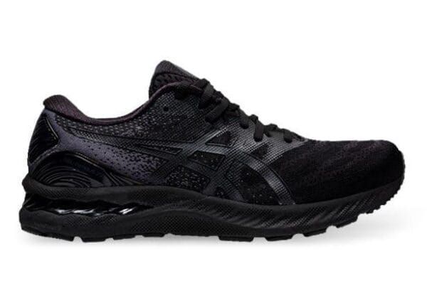 Fitness Mania - Asics Gel-Nimbus 23 Mens Black Black