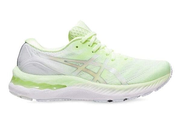 Fitness Mania - Asics Gel-Nimbus 23 Womens Illuminate Yellow Pure Silver