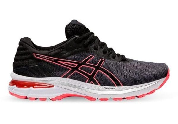 Fitness Mania - Asics Gel-Pursue 7 (D) Womens Black Blazing Coral