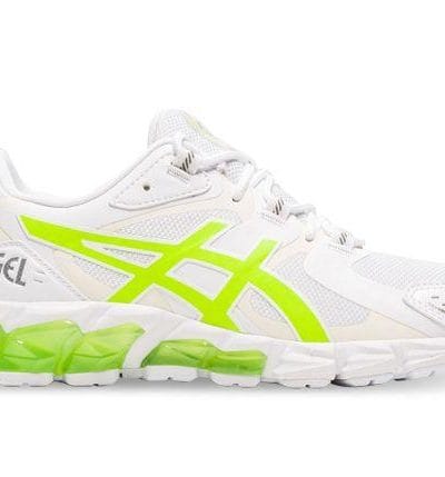 Fitness Mania - Asics Gel-Quantum 180 6 Womens White Hazard Green