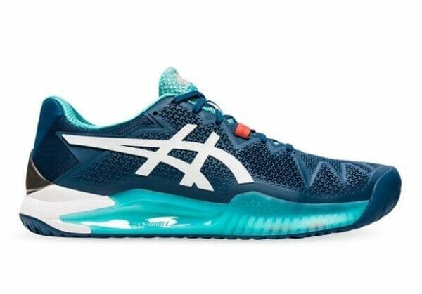 Fitness Mania - Asics Gel-Resolution 8 Mens Mako Blue White