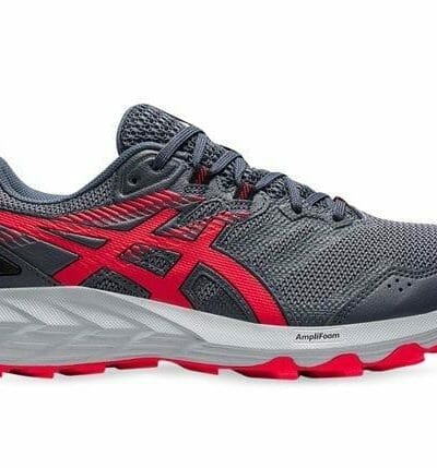 Fitness Mania - Asics Gel-Sonoma 6 Mens Carrier Grey Electric Red