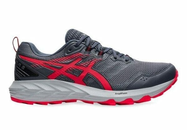 Fitness Mania - Asics Gel-Sonoma 6 Mens Carrier Grey Electric Red