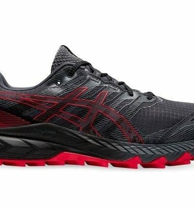 Fitness Mania - Asics Gel-Trabuco 9 Mens Carrier Grey Electric Red