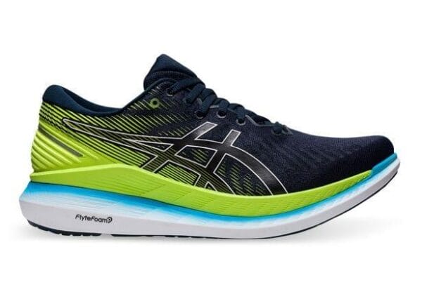 Fitness Mania - Asics Glideride 2 Mens French Blue Hazard Green