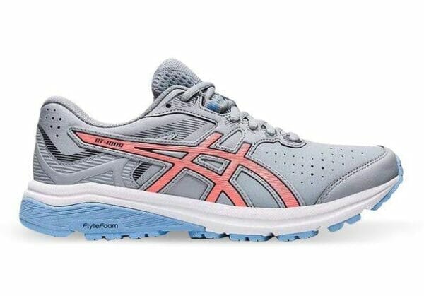 Fitness Mania - Asics Gt 1000 Le (D) Womens Piedmont Grey Sun Coral