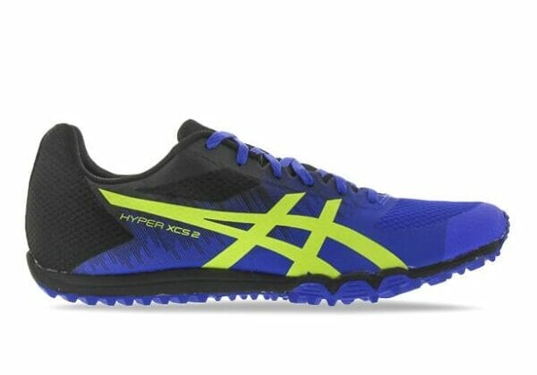 Fitness Mania - Asics Hyper Xcs 2 Mens  Illusion Blue Hazard Green