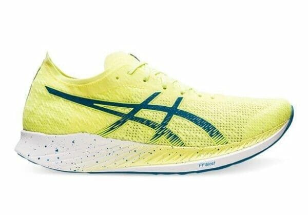 Fitness Mania - Asics Magic Speed Mens Glow Yellow Deep Sea Teal