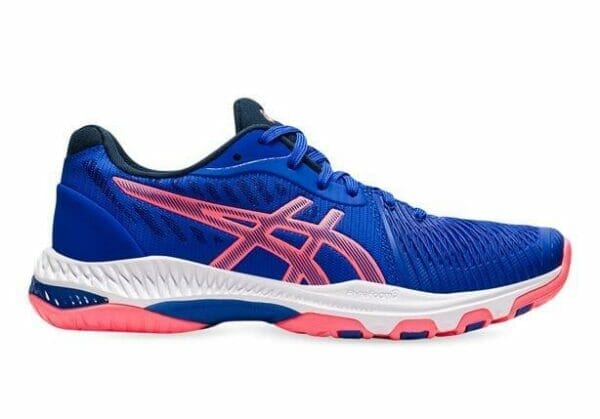 Fitness Mania - Asics Netburner Ballistic Ff 2 Womens Lapis Lazuli Blue Blazing Coral