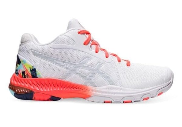 Fitness Mania - Asics Netburner Ballistic Ff Mt 2 Womens White Sunrise Red