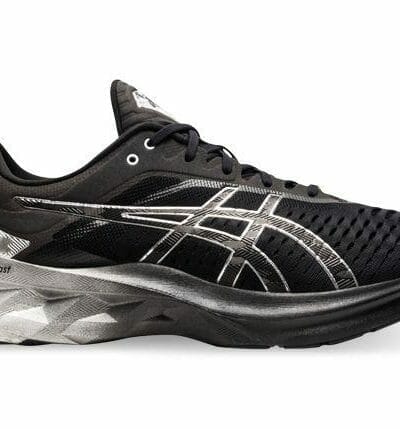 Fitness Mania - Asics Novablast Platinum Mens Black Pure Silver