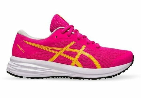 Fitness Mania - Asics Patriot 12 (Gs) Kids Pink Glo White