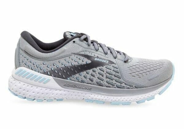 Fitness Mania - Brooks Adrenaline Gts 21 (2A) Womens Oyster Alloy Light Blue