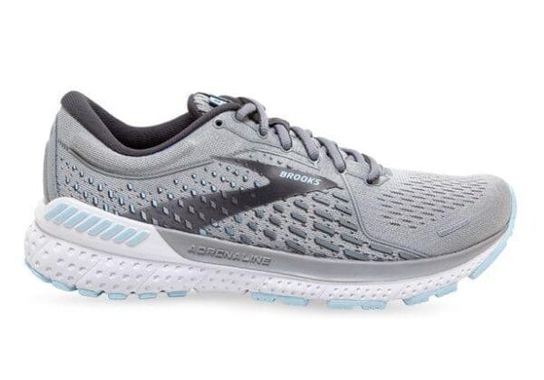 Fitness Mania - Brooks Adrenaline Gts 21 (D) Womens Oyster Alloy Light Blue