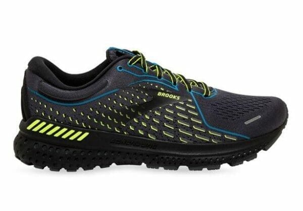 Fitness Mania - Brooks Adrenaline Gts 21 Mens Black Blue Nightlife