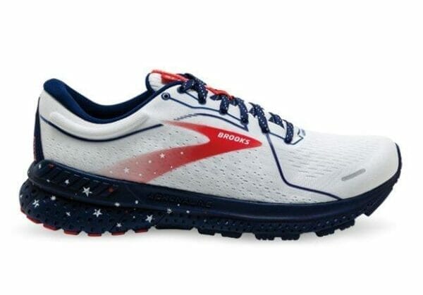 Fitness Mania - Brooks Adrenaline Gts 21 Mens White Blue Red