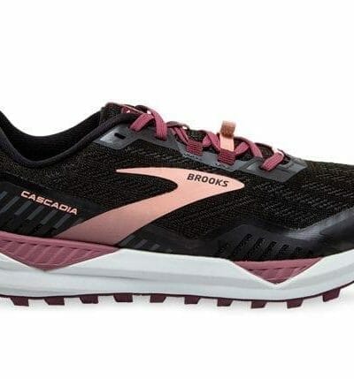 Fitness Mania - Brooks Cascadia 15 Womens Black Ebony Coral Cloud