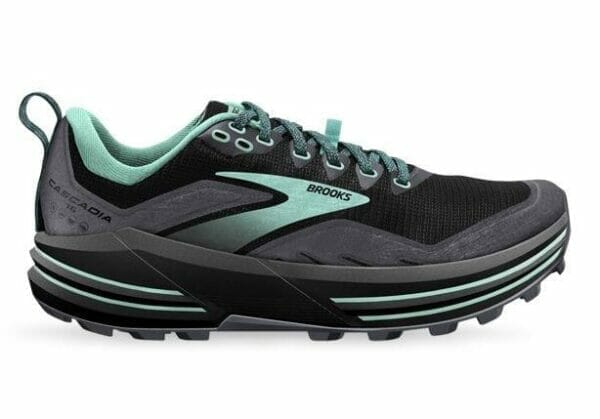 Fitness Mania - Brooks Cascadia 16 (D) Womens Black Ebony Yucca