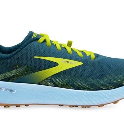 Fitness Mania - Brooks Catamount Mens Blue Lime Biscuit