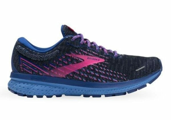 Fitness Mania - Brooks Ghost 13 Womens Pixel Ebony Blue Pink