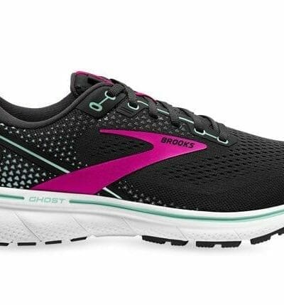Fitness Mania - Brooks Ghost 14 (D) Womens Black Pink Yucca
