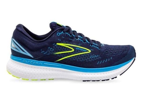 Fitness Mania - Brooks Glycerin 19 (2E) Mens Navy Blue Nightlife