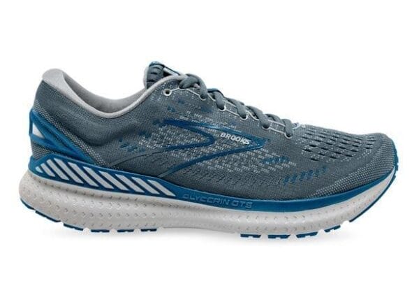 Fitness Mania - Brooks Glycerin Gts 19 Mens Quarry Grey Dark Blue