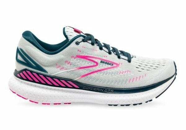 Fitness Mania - Brooks Glycerin Gts 19 Womens Ice Flow Navy Pink