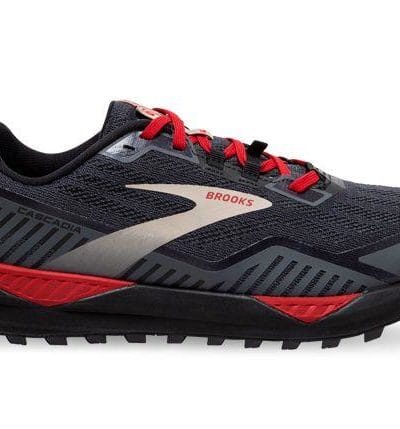 Fitness Mania - Brooks Gore-Tex Cascadia 15 Mens Black Ebony Red