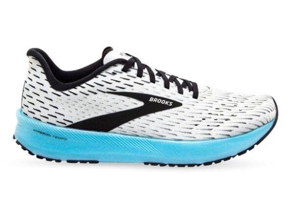 Fitness Mania - Brooks Hyperion Tempo Mens White Black Iced Aqua