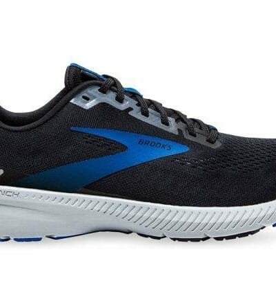 Fitness Mania - Brooks Launch 8 Mens Black Grey Blue