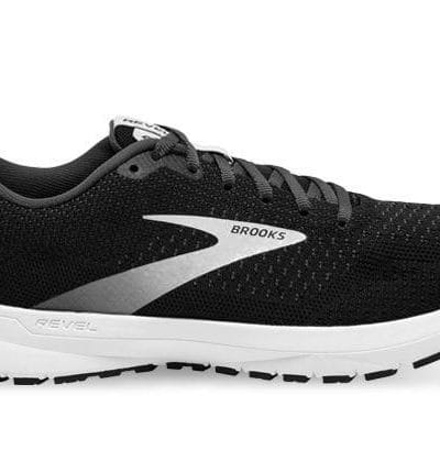 Fitness Mania - Brooks Revel 4 Mens Black Oyster Silver