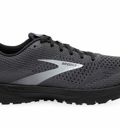 Fitness Mania - Brooks Revel 4 Mens Ebony Black Grey