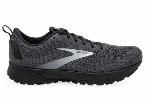 Fitness Mania - Brooks Revel 4 Mens Ebony Black Grey