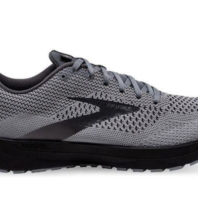 Fitness Mania - Brooks Revel 4 Mens Grey Blackened Pearl