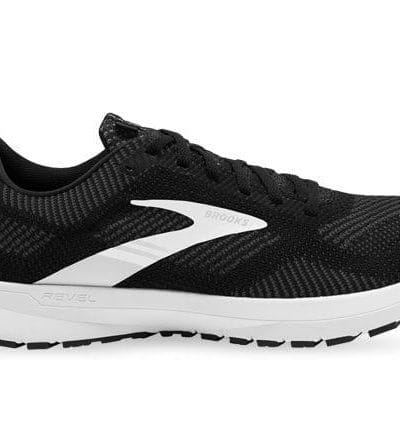Fitness Mania - Brooks Revel 5 Mens Black Grey White
