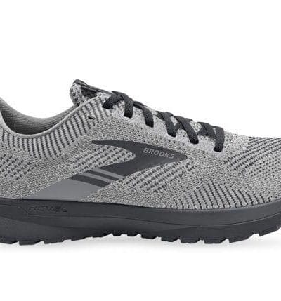 Fitness Mania - Brooks Revel 5 Mens Ebony Alloy Metallic