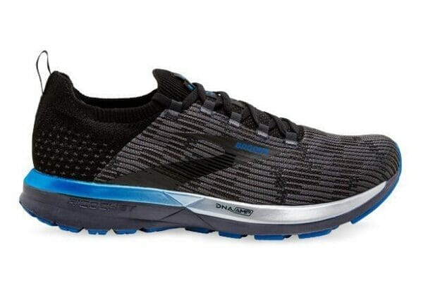 Fitness Mania - Brooks Ricochet 2 Mens Black Grey Blue