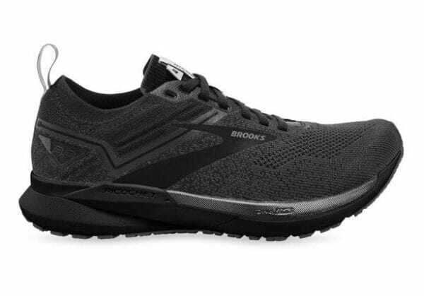 Fitness Mania - Brooks Ricochet 3 Mens Ebony Black Pearl Black